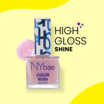 Buy NY Bae Color Rush Nail Paint - Pretty Pink Chrome 36 (5.6 ml) | Chip Resistant | Long Lasting | Quick Dry | Gel Nail Polish - Purplle