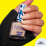 Buy NY Bae Color Rush Nail Paint - Pink Pearl 37 (5.6 ml) | Chip Resistant | Long Lasting | Quick Dry | Gel Nail Polish - Purplle
