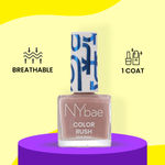 Buy NY Bae Color Rush Nail Paint - Nude Sand 38 (5.6 ml) | Chip Resistant | Long Lasting | Quick Dry | Gel Nail Polish - Purplle