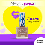 Buy NY Bae Color Rush Nail Paint - Sunset Show 39 (5.6 ml) | Chip Resistant | Long Lasting | Quick Dry | Gel Nail Polish - Purplle