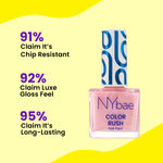 Buy NY Bae Color Rush Nail Paint- Charming Champagne 41 (5.6 ml) | Chip Resistant | Long Lasting | Quick Dry | Gel Nail Polish - Purplle