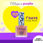 Buy NY Bae Color Rush Nail Paint - Bubble Trouble 42 (5.6 ml) | Chip Resistant | Long Lasting | Quick Dry | Gel Nail Polish - Purplle
