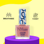 Buy NY Bae Color Rush Nail Paint - Bubble Trouble 42 (5.6 ml) | Chip Resistant | Long Lasting | Quick Dry | Gel Nail Polish - Purplle