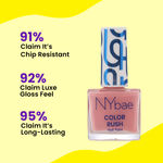 Buy NY Bae Color Rush Nail Paint - Bubble Trouble 42 (5.6 ml) | Chip Resistant | Long Lasting | Quick Dry | Gel Nail Polish - Purplle