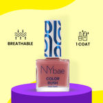 Buy NY Bae Color Rush Nail Paint - Cute Carnation 43 (5.6 ml) | Chip Resistant | Long Lasting | Quick Dry | Gel Nail Polish - Purplle