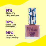 Buy NY Bae Color Rush Nail Paint - Quartz Queen 44 (5.6 ml) | Chip Resistant | Long Lasting | Quick Dry | Gel Nail Polish - Purplle