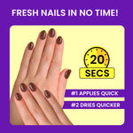 Buy NY Bae Color Rush Nail Paint - Chocolate Cake 47 (5.6 ml) | Chip Resistant | Long Lasting | Quick Dry | Gel Nail Polish - Purplle