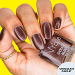 Buy NY Bae Color Rush Nail Paint - Chocolate Cake 47 (5.6 ml) | Chip Resistant | Long Lasting | Quick Dry | Gel Nail Polish - Purplle
