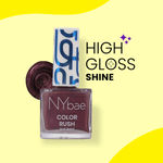 Buy NY Bae Color Rush Nail Paint - Hot Coffee 48 (5.6 ml) | Chip Resistant | Long Lasting | Quick Dry | Gel Nail Polish - Purplle
