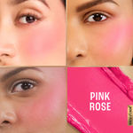 Buy Lakme 9 to 5 Powerplay Velvet Creme Blush - Pink Rose (9 gm) - Purplle