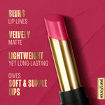 Buy Lakme Absolute Beyond Matte Lip 201 PinkPower 3.4 gm - Purplle
