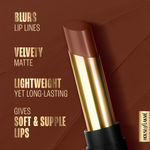 Buy Lakme Absolute Beyond Matte Lip 301 BrownBeauty 3.4 gm - Purplle