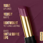 Buy Lakme Absolute Beyond Matte Lip 502 PurplePop 3.4 gm - Purplle