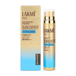 Buy Lakme Sun Expert 1% Hyaluronic Sunscreen, SPF 50 PA+++ for UVA/B, No white cast, for hydrated skin (56 g) - Purplle