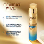 Buy Lakme Sun Expert 1% Hyaluronic Sunscreen, SPF 50 PA+++ for UVA/B, No white cast, for hydrated skin (56 g) - Purplle