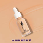 Buy NY Bae 3 IN 1 Serum Foundation - Warm Pearl 12 (30 ml) | Infused with Primer | Moisturising I Glowing Korean Skin I Celeb Glow | Dewy Makeup | Evens Skin Tone | Ultra Glow - Purplle