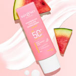 Buy Dot & Key Watermelon Cooling Sunscreen SPF 50 PA++++ for Moisturized Skin, No White Cast, Boosts Vitamin D Absorption & Quick Absorbing - 80g - Purplle