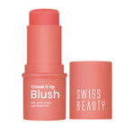 Buy Swiss Beauty Cheek It Up Blush for Cheeks|Lumi-Matte Finish | Lightweight | Easily Blendable | With Jojoba Oil 4-too Cheeky - Purplle