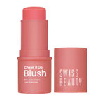 Buy Swiss Beauty Cheek It Up Blush for Cheeks|Lumi-Matte Finish | Lightweight | Easily Blendable | With Jojoba Oil 5-Chic Me up - Purplle