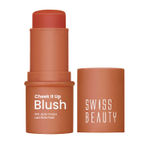 Buy Swiss Beauty Cheek It Up Blush for Cheeks|Lumi-Matte Finish | Lightweight | Easily Blendable | With Jojoba Oil 6-Buffed With Rose - Purplle