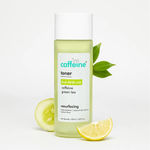Buy mCaffeine Green Tea Radiance Collection: Face Wash(75 ml) + Day Cream(50 ml) + Toner(150 ml) + Vitamin C Serum(20 ml) - Purplle