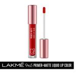 Buy Lakme 9 to 5 Liquid Lip Combo (Lakme 9to5 Primer + Matte Liquid Lip Color MR2 Driven Red (4.2 ml) and Lakme 9to5 Primer + Matte Liquid Lip Color MB2 Intense Latte(4.2 ml)) - Purplle