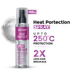 Buy Streax Heat Protect Spray for Hair - 100 ml, Hair Styling Spray for Women & Men I Protection upto 250°C & 2X Less Hair Breakage - Purplle
