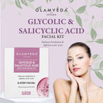 Buy Glamveda Glycolic Acid & Salicylic Facial Kit (Pack Of 2) (80 g) - Purplle
