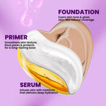 Buy NY Bae 3 IN 1 Serum Foundation - Warm Milk 09 (30 ml) | Infused with Primer | Moisturising I Glowing Korean Skin I Celeb Glow | Dewy Makeup | Evens Skin Tone | Ultra Glow - Purplle