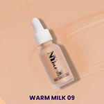 Buy NY Bae 3 IN 1 Serum Foundation - Warm Milk 09 (30 ml) | Infused with Primer | Moisturising I Glowing Korean Skin I Celeb Glow | Dewy Makeup | Evens Skin Tone | Ultra Glow - Purplle