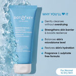 Buy Dot & Key Barrier Repair Hydrating Gentle Face Wash 15 ml - Purplle
