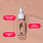 Buy NY Bae 3IN1 Serum Foundation - Cool Cashew 04 (30 ml) | Infused with Primer | Moisturising I Glowing Korean Skin I Celeb Glow | Dewy Makeup | Evens Skin Tone | Ultra Glow - Purplle