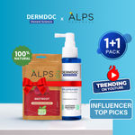 Buy DERMDOC x Alps Goodness Influencer Top Picks Combo Kit | 5% Glycolic Acid Under Arm Treatment Spray (100ml) + Beetroot Powder (50g) | for dark underarms, underarm brightening | 100% Natural Powder | Hair & Face Mask | Face Pack for Brightening Skin - Purplle