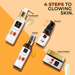 Buy Good Vibes Ubtan CTSM De- tan Glow with (Fash wash 120ml + Toner 120ml+ Serum 30ml + Day cream 50 gm) - Purplle