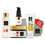 Buy Good Vibes De- tan Ubtan CSMS Combo : Facewash (120 ml) + Serum (30 ml) + Day Cream (50 gm) + Sunscreen (50 gm) - Purplle
