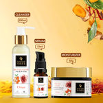 Buy Good Vibes De- tan Ubtan CSM Glow Combo (Set of 3) (Facewash + Serum + Moisturizer) - Purplle