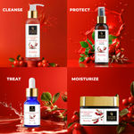 Buy Good Vibes Rosehip Range Combo Kit (Face Wash 200 ml + Toner 200 ml + Face Serum 10 ml + Face Cream 50 g) - Purplle