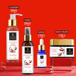 Buy Good Vibes Rosehip Range Combo Kit (Face Wash 200 ml + Toner 200 ml + Face Serum 10 ml + Face Cream 50 g) - Purplle