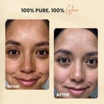 Buy Good Vibes Ubtan Insta Glow Powder | 100% Natural, No Preservatives, No Pesticides, No Parabens, No Silicones, No Sulphates, No Animal Testing (50 gm) - Purplle