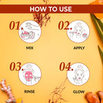 Buy Good Vibes Ubtan Insta Glow Powder | 100% Natural, No Preservatives, No Pesticides, No Parabens, No Silicones, No Sulphates, No Animal Testing (50 gm) - Purplle