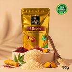 Buy Good Vibes Ubtan Insta Glow Powder | 100% Natural, No Preservatives, No Pesticides, No Parabens, No Silicones, No Sulphates, No Animal Testing (50 gm) - Purplle