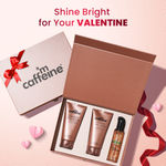 Buy mCaffeine Shimmer & Glow Body Gift Kit 405 ml - Purplle