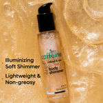 Buy mCaffeine Shimmer & Glow Body Gift Kit 405 ml - Purplle