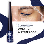 Buy NY Bae Truly Matte Liquid Eyeliner - Brave Blue (4.5 ml) | Colored Eyeliner | Waterproof | Long Lasting | Smudgeproof | Quick Dry | Eye Makeup - Purplle