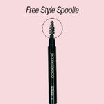 Buy COLORESSENCE Eyebrow Pencil 3 in 1 Multifunction Brow Filling Styler with Spoolie Shaping Brush - 0.72 gm(Black) - Purplle