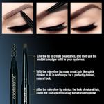 Buy COLORESSENCE Eyebrow Pencil 3 in 1 Multifunction Brow Filling Styler with Spoolie Shaping Brush - 0.72 g (Brown) - Purplle