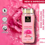 Buy Good Vibes Rose Cooling Gel Body Lotion 210 ml - Purplle