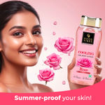 Buy Good Vibes Rose Cooling Gel Body Lotion 210 ml - Purplle