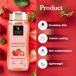 Buy Good Vibes Strawberry Cooling Gel Body Lotion (210 ml) |Non-sticky Formulation | Instant Cooling Sensation | For Hydrating skin | For Healthy skin - Purplle
