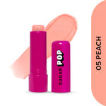 Buy SUGAR POP Nourishing Lip Balm 05 Peach - 4.5 gms – Tinted Lip Moisturizer for Dry and Chapped Lips, Enriched with Castor Oil, Intense Hydration and UV protection - Purplle